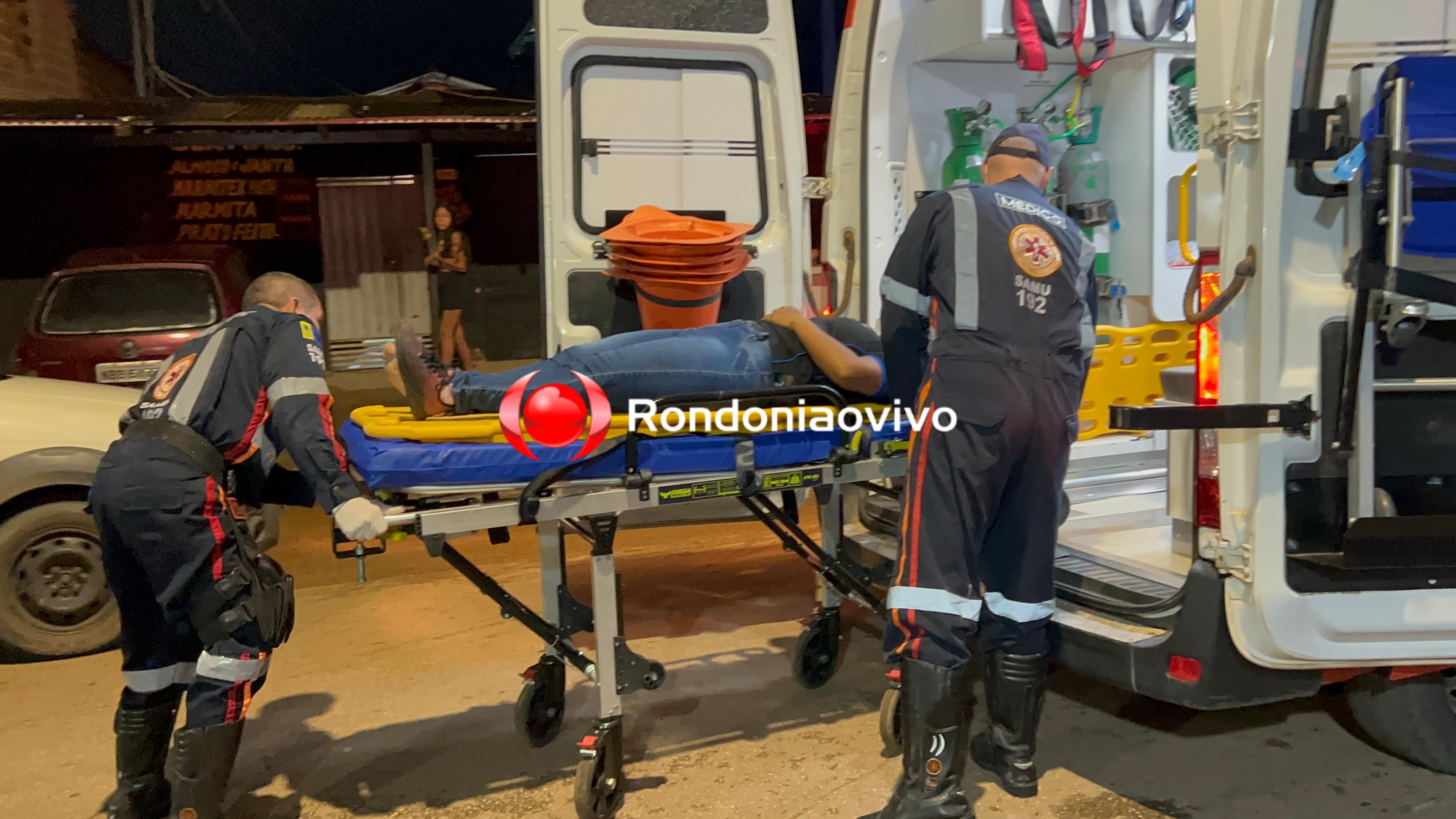 URGENTE: Mulher fica desacordada após acidente na zona Sul 