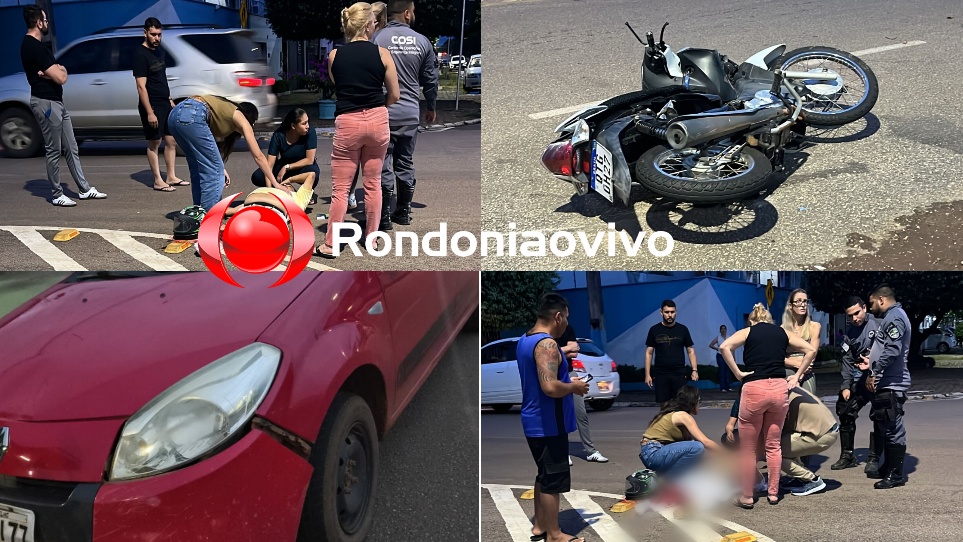 URGENTE: Motociclista fica em estado gravíssimo em acidente na Duque 