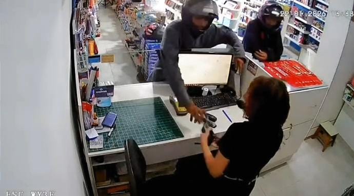 VÍDEO: Roubo a correspondente bancário mobiliza equipes da PM