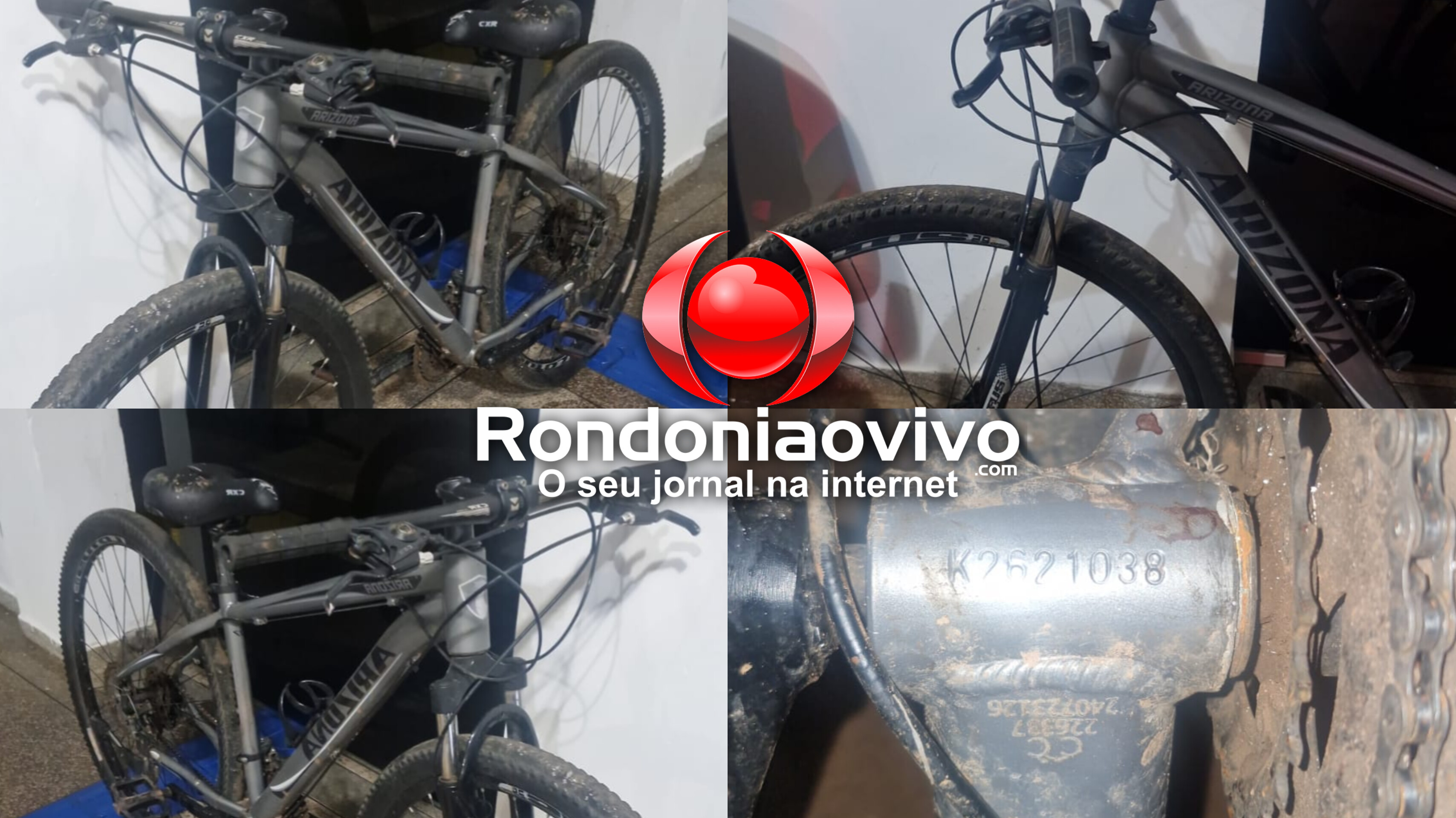 ​PROCURA-SE O DONO: PM apreende bicicleta abandonada em área conhecida pelo tráfico