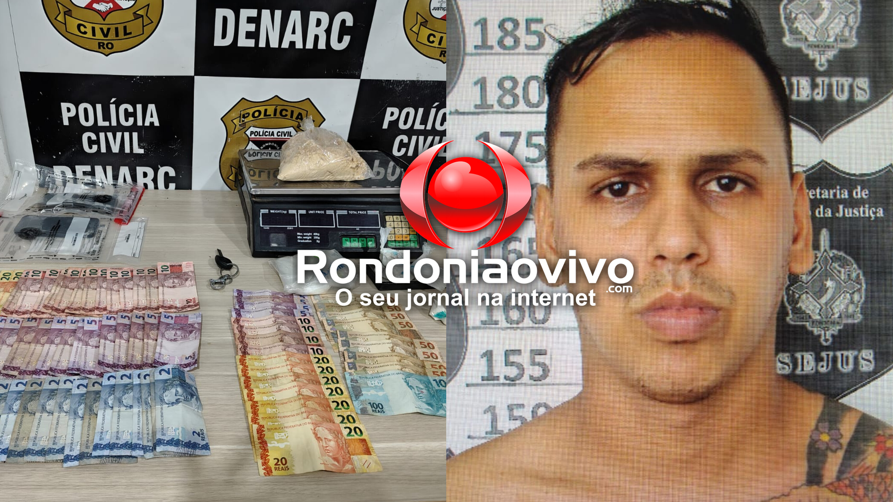 DE NOVO: Denarc prende 'Gaivota' pela quarta vez em operação contra o tráfico na zona Sul 