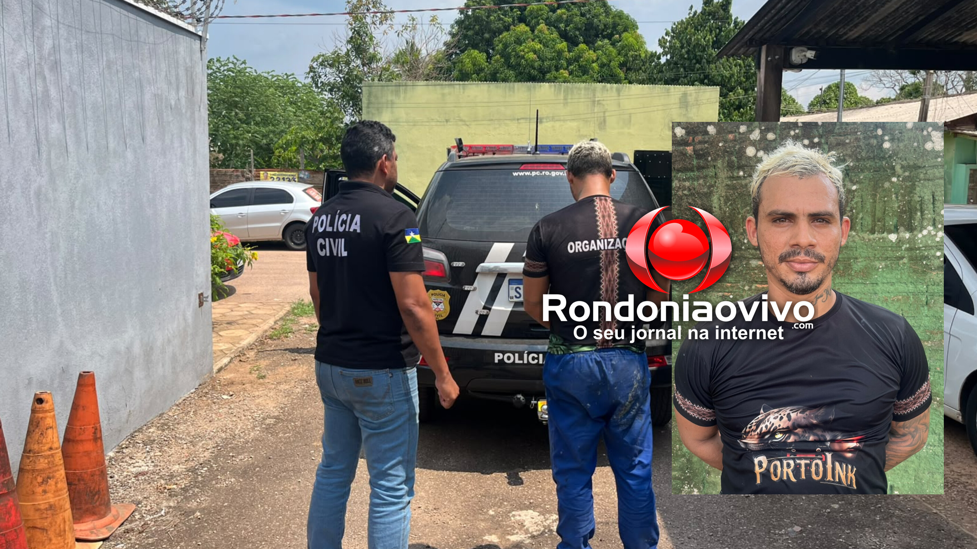 CAPTURADO: Foragido do Rio Grande do Norte é preso pela PC em Rondônia