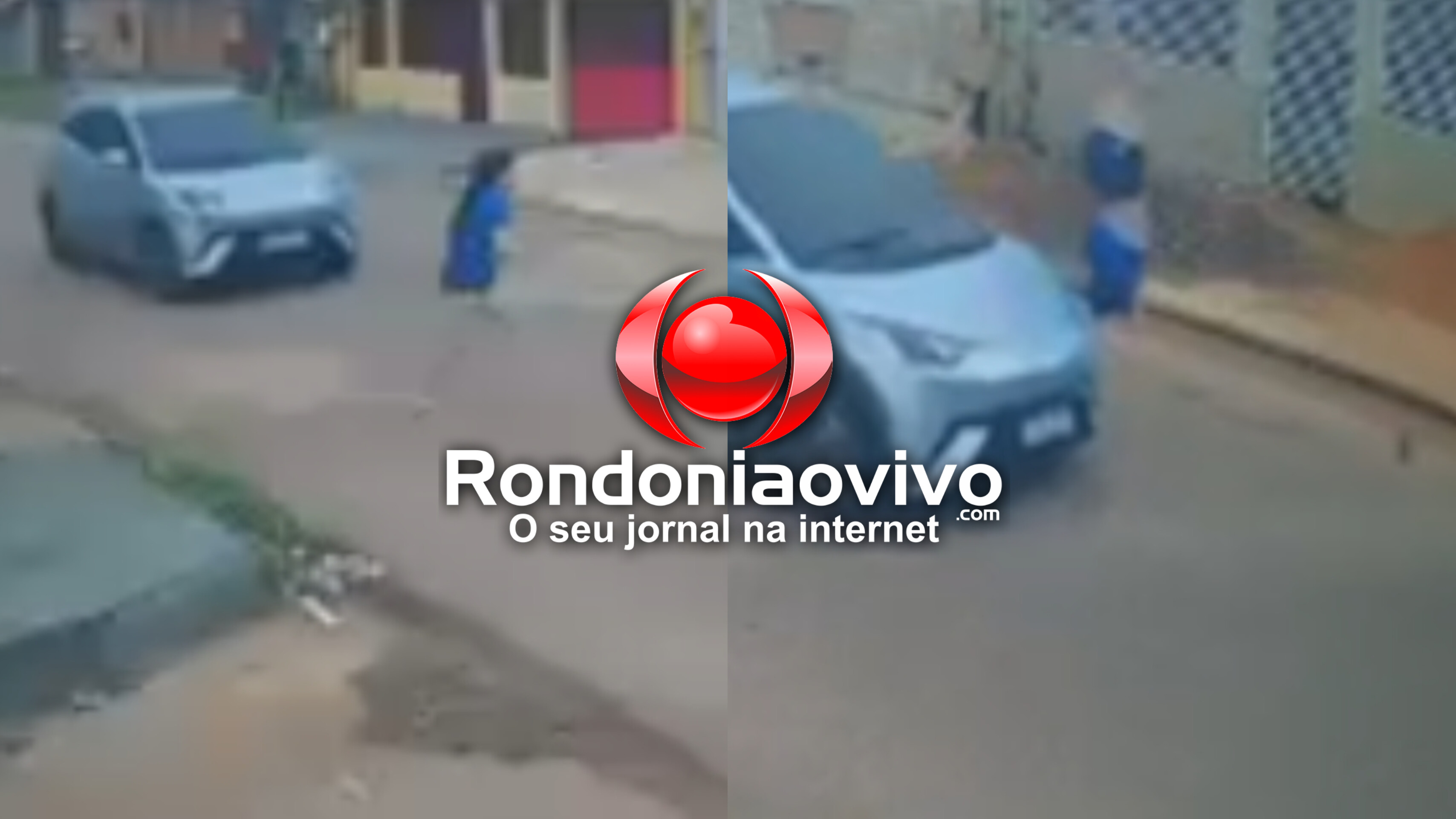 VÍDEO: Adolescente é atropelada em cheio por carro de motorista de aplicativo