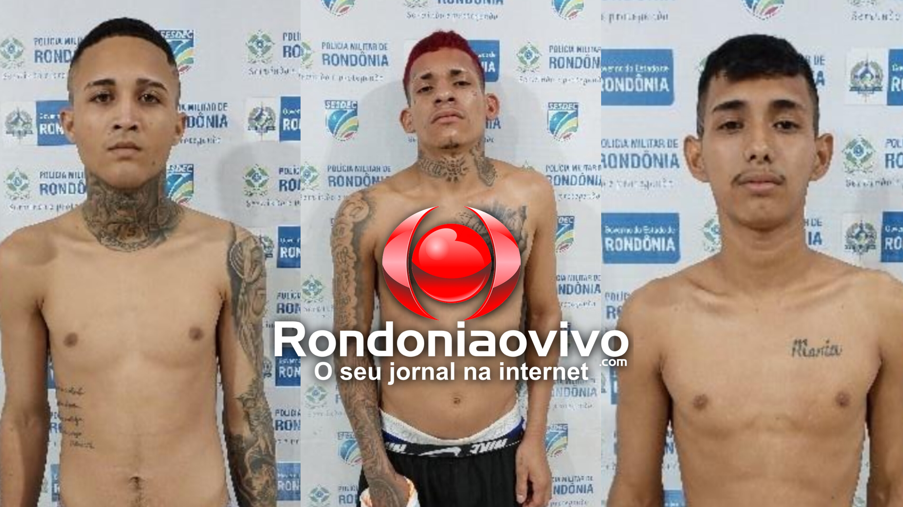 CERCO FECHADO: Trio do Orgulho do Madeira é preso após roubo no Espaço Alternativo