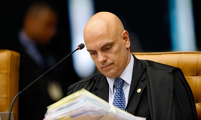 Alexandre de Moraes vota favorável à prisão após recurso em segunda instância