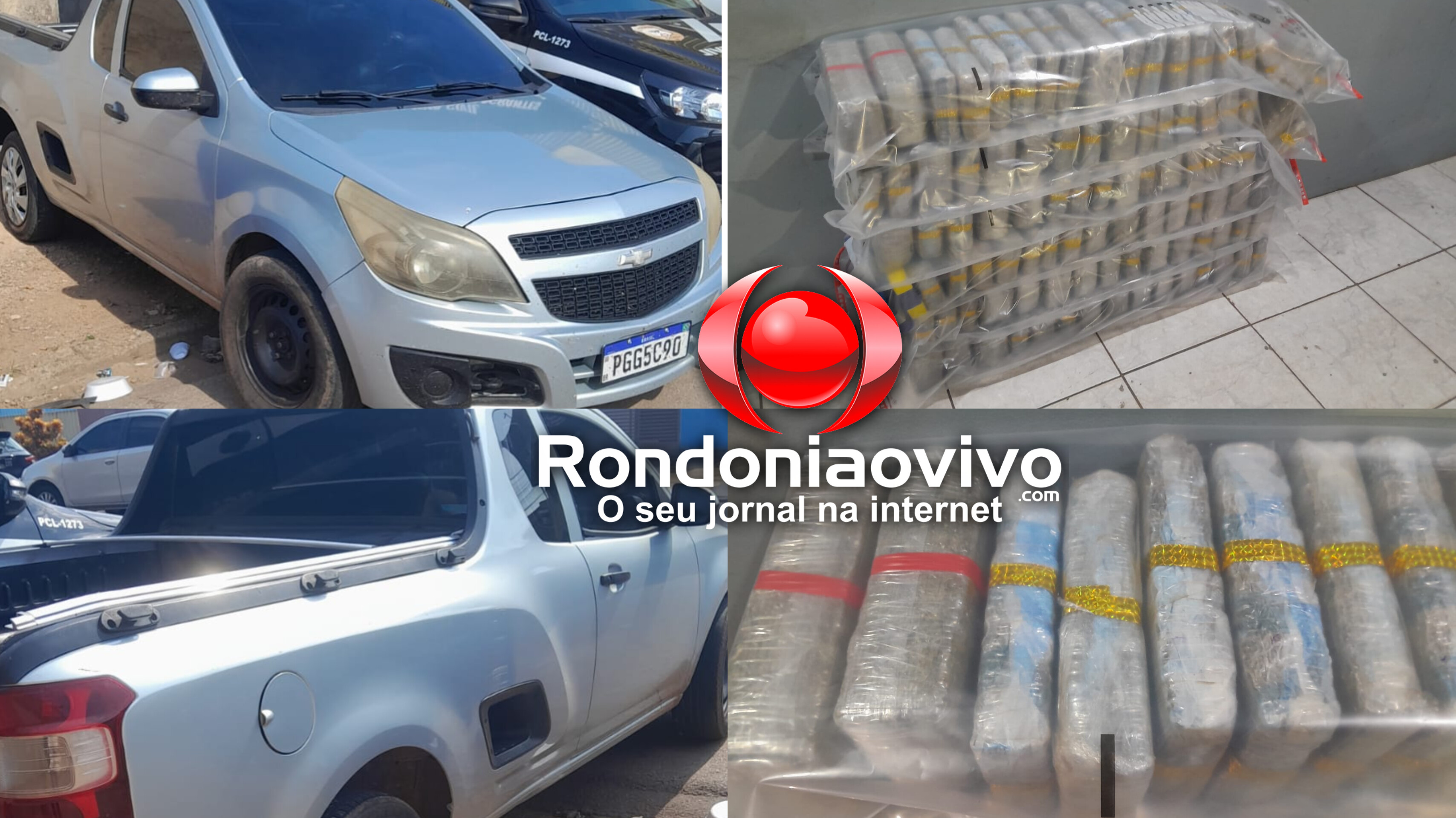 VÍDEO: Condutor de Montana é preso com veículo 'recheado' de tabletes de entorpecentes