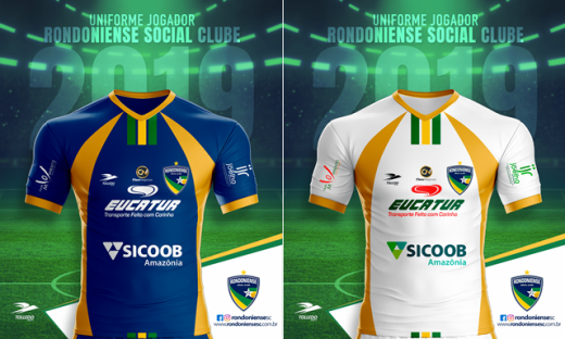 PATROCÍNIO: Rondoniense divulga modelo de uniformes com parceiros para 2019