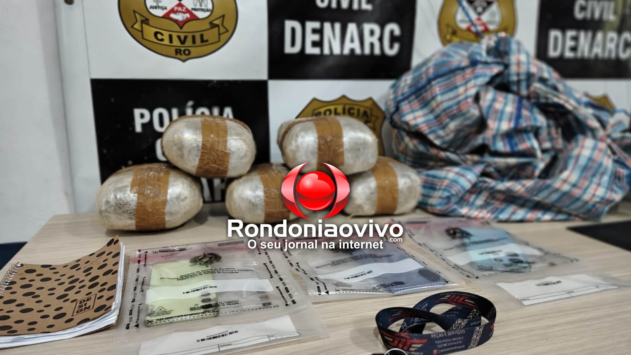VÍDEO: Denarc prende integrante do CV com cinco quilos de skunk
