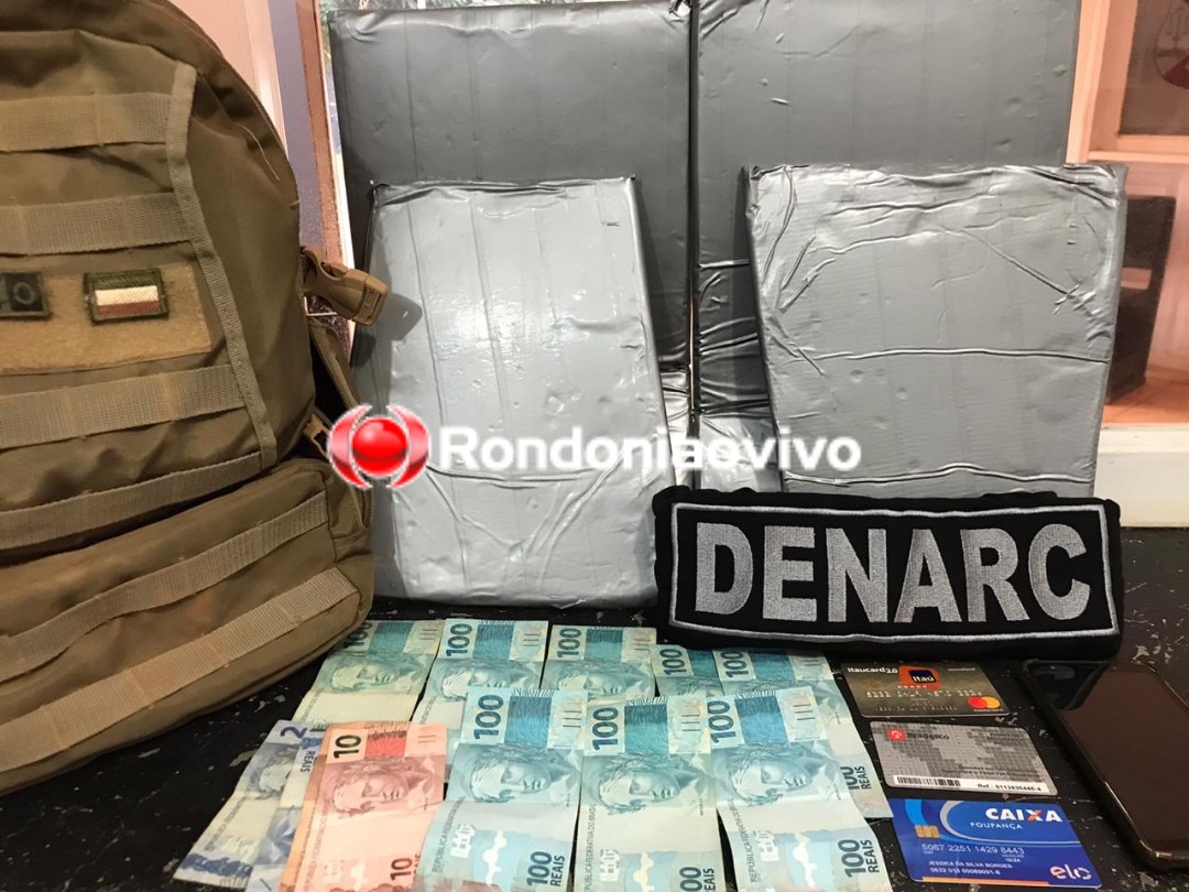 OPERAÇÃO HÓRUS: Denarc prende boliviana dentro de ônibus com cocaína avaliada em R$ 150 mil