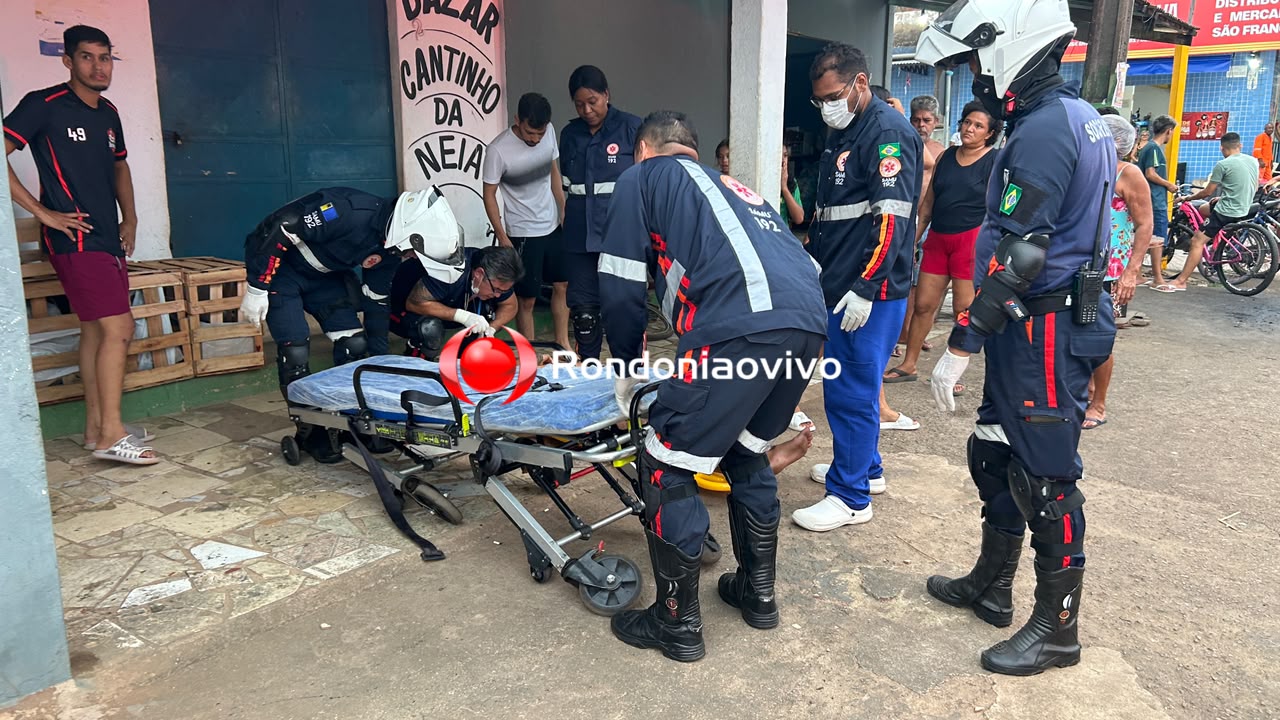 VÍDEO: Motociclista fica inconsciente em grave batida na Daniela