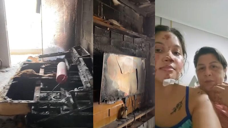 VIZINHOS SOLIDÁRIOS: Família perde tudo em incêndio no Águas do Madeira em PVH