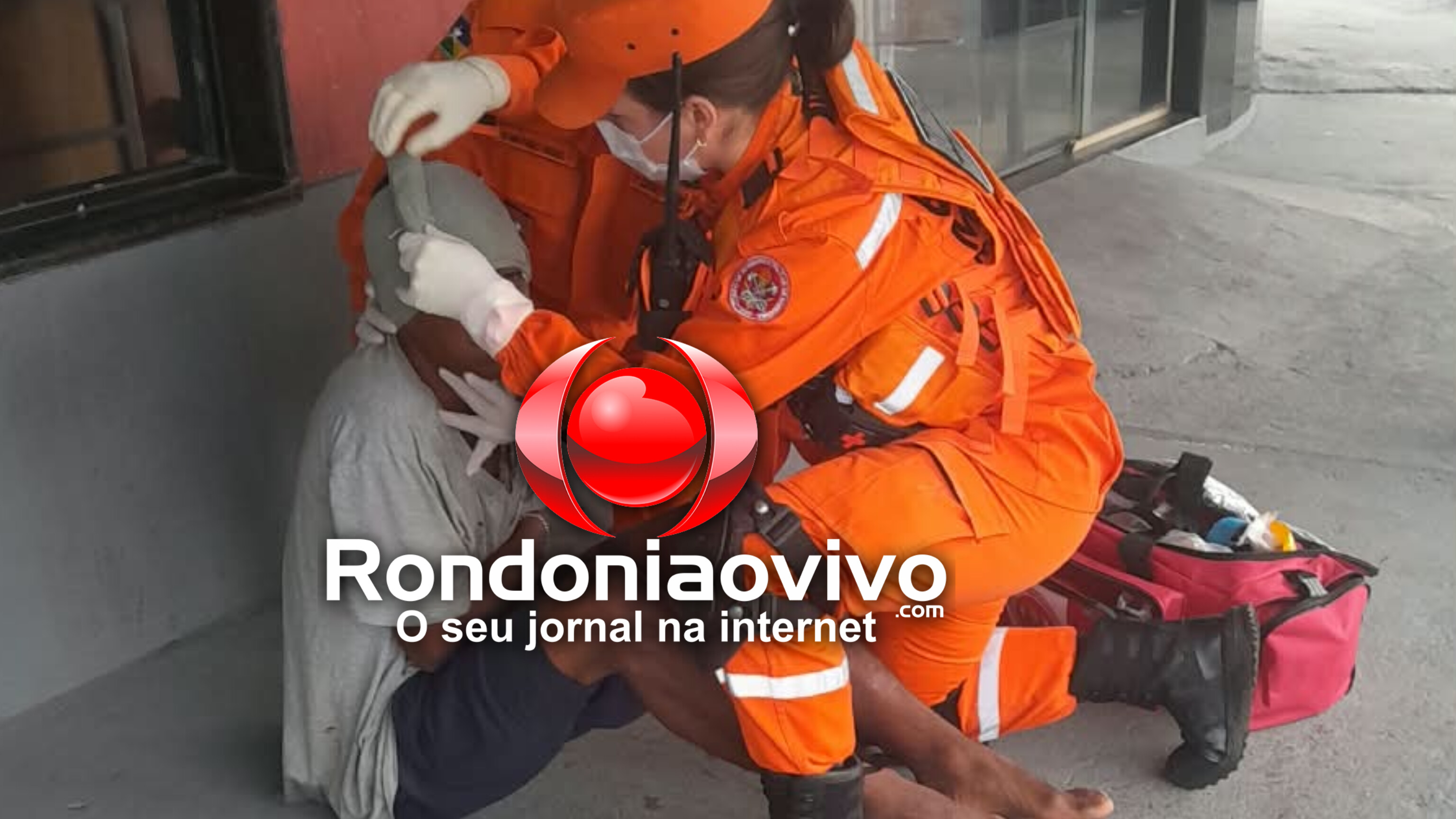 URGENTE: Venezuelano é atacado a pedrada na rodoviária de Porto Velho