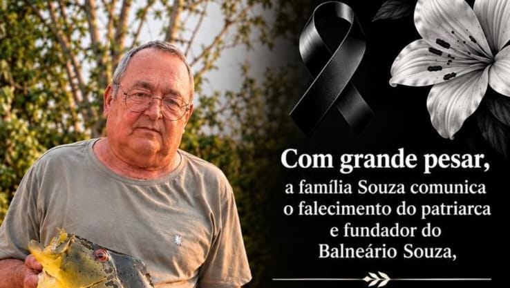 LUTO: Morre fundador do Balneário Souza em Porto Velho