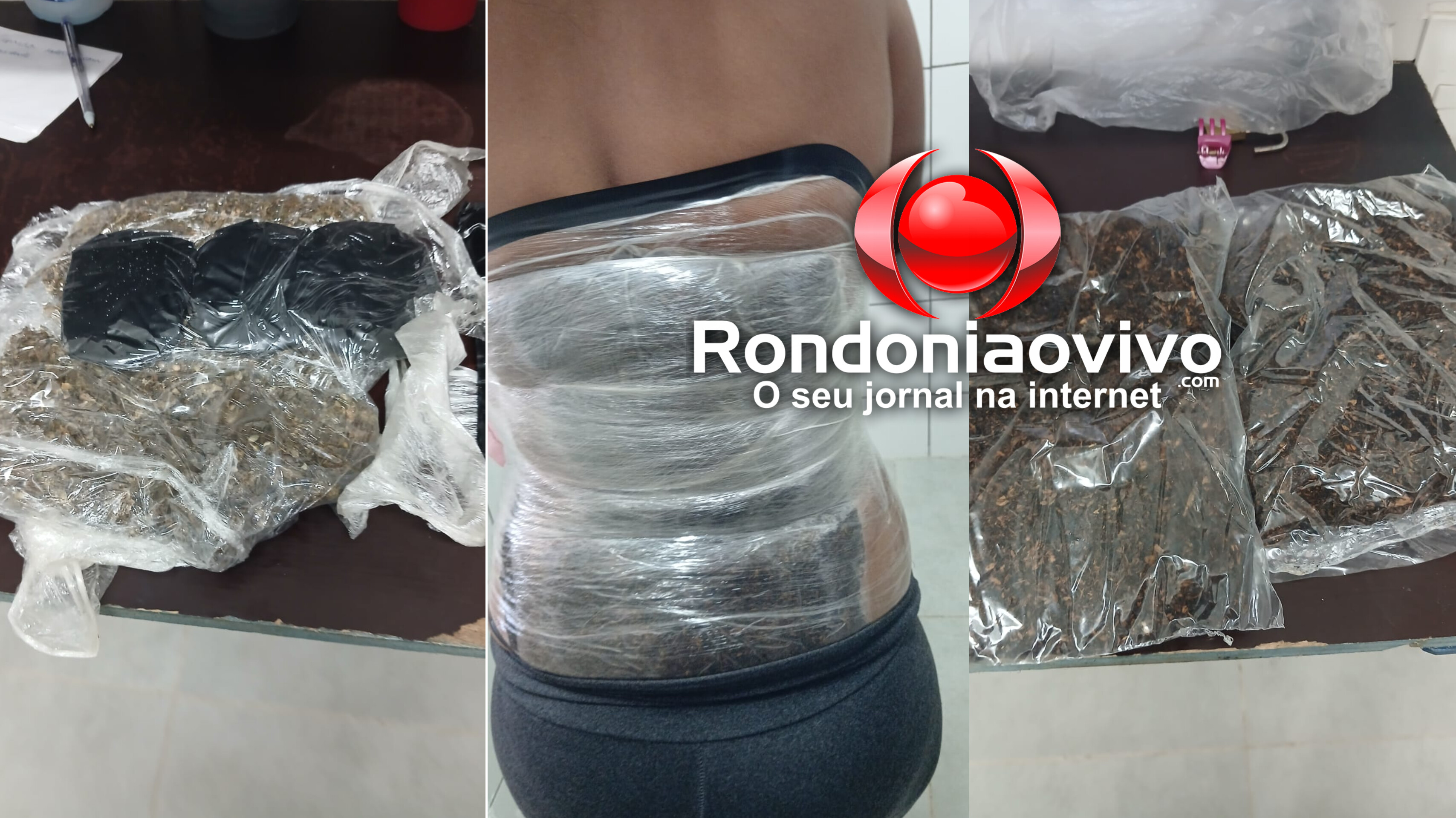 TRÁFICO: Mãe e duas esposas são presas com drogas no corpo durante visita no 603