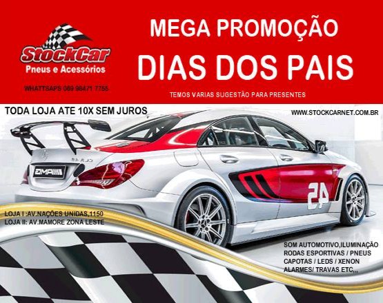 Veja os sorteados da promoção Stock Car dia dos pais