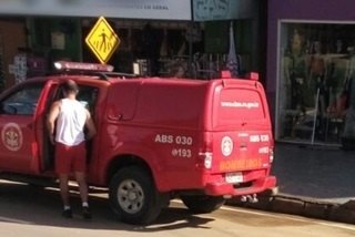 Princípio de incêndio em loja assusta a população e mobiliza Corpo de Bombeiros