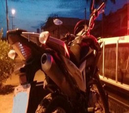 PM recupera motocicleta roubada na zona rural de Monte Negro