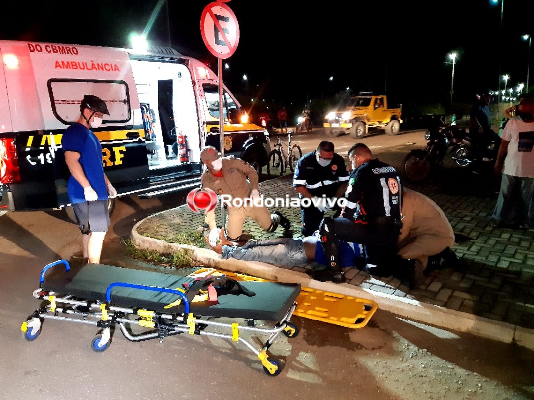 OMISSÃO DE SOCORRO: Motorista de S10 foge após atropelar pedestre em frente ao shopping