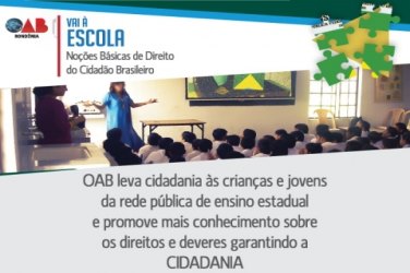 'OAB vai à Escola' tem edição 2015 reiniciada hoje(12)