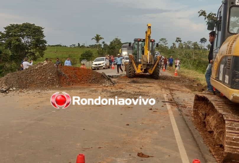 LIVRE: Trecho da BR-364, no distrito de Extrema é liberado para veículos 