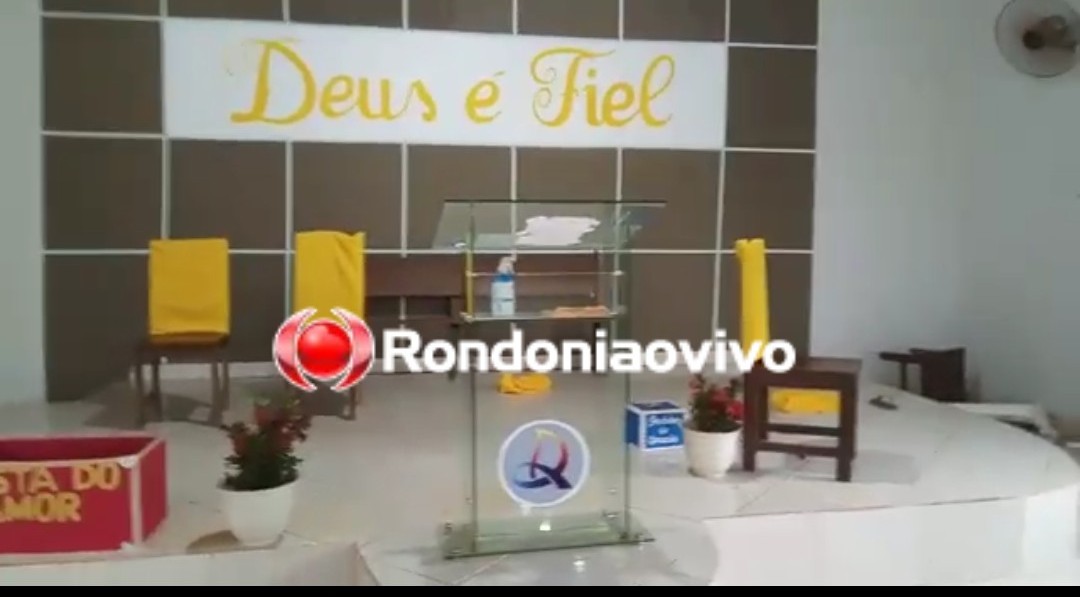 VÍDEO: Pastor é agredido por criminosos que invadiram Assembleia de Deus - VÍDEO 