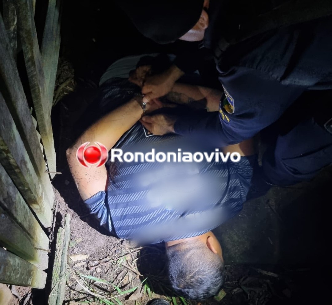 ESCONDIDO: Acusado de tentar matar homem em campo de futebol é preso na casinha de cachorro 