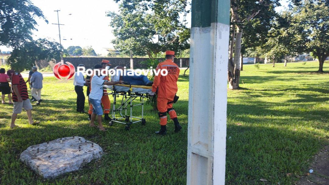 NA JORGE TEIXEIRA: Ciclista é atropelado quando tentava chegar em igreja 