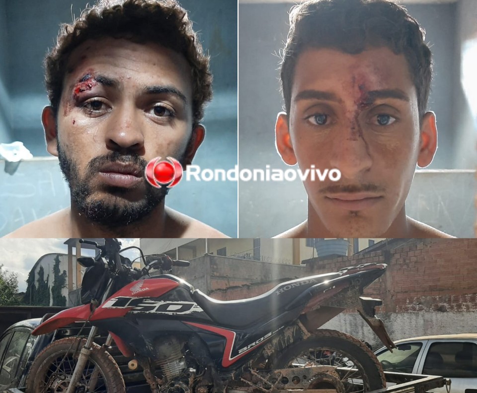 DISSIMULADOS: Polícia prende dupla que pediu água de mulher e roubou motocicleta 