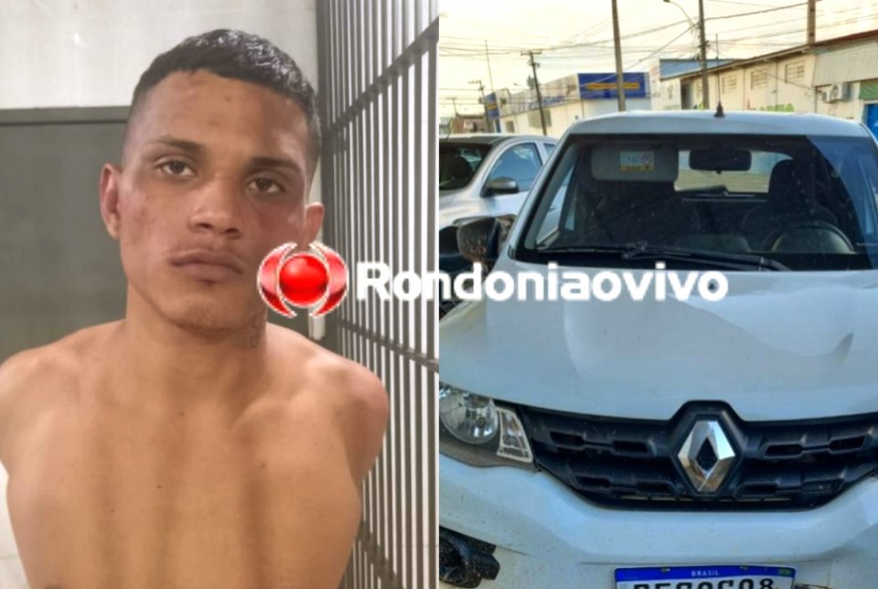 OPERAÇÃO DO 9° BPM: Foragido armado é preso com Kwid roubado de mulher durante sequestro 