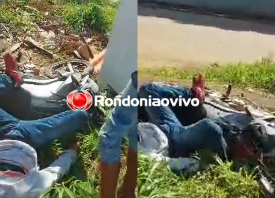 FERIDO: Motociclista perde controle da direção e colide em muro na 7 de Setembro 