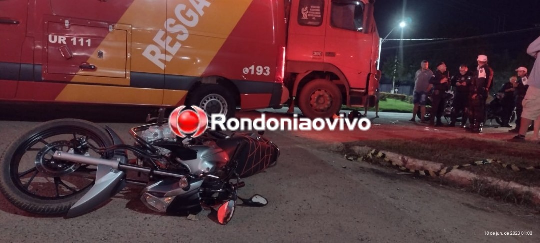 ROLEZINHO: Dupla em motocicleta bate de frente com carreta ao tentar fugir da PM 