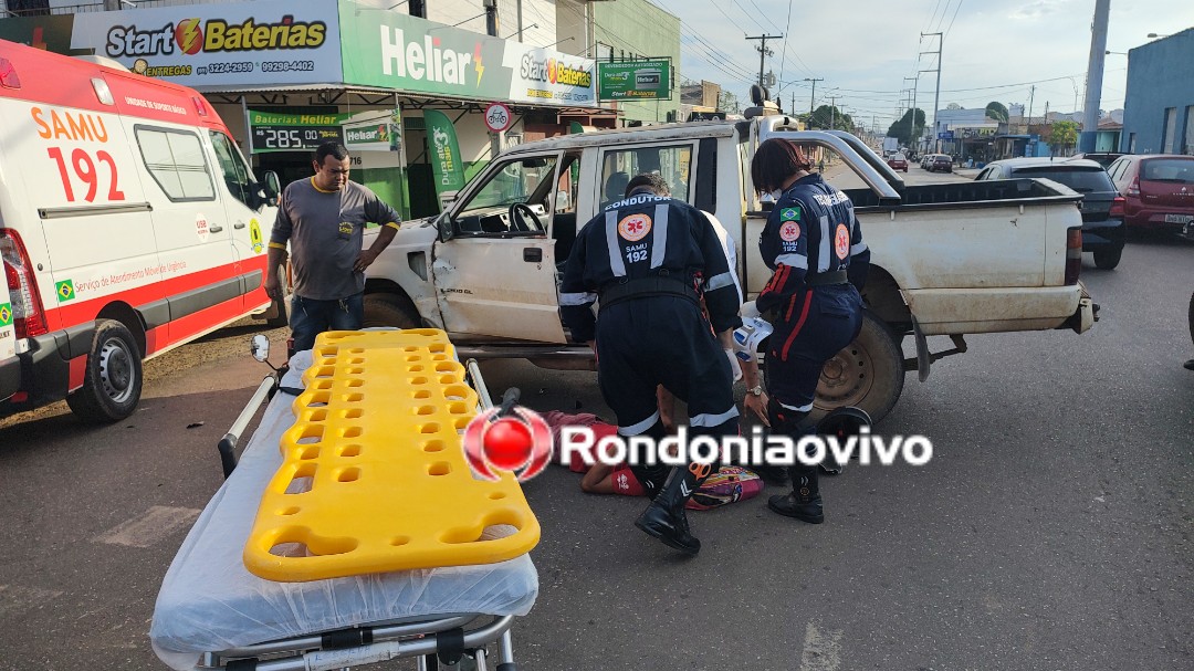 VÍDEO: Motorista de caminhonete invade preferencial e causa grave acidente