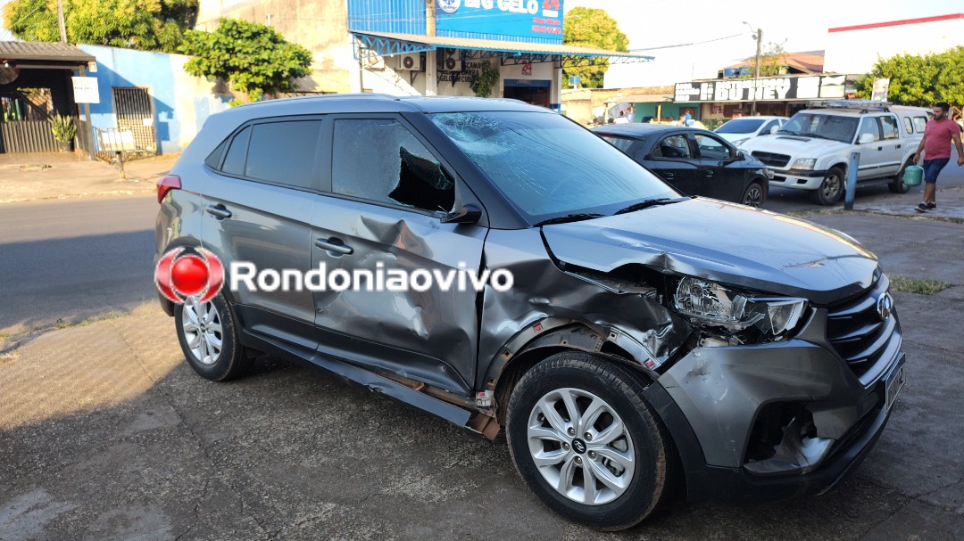 VÍDEO: Condutora de Creta invade preferencial e causa grave acidente