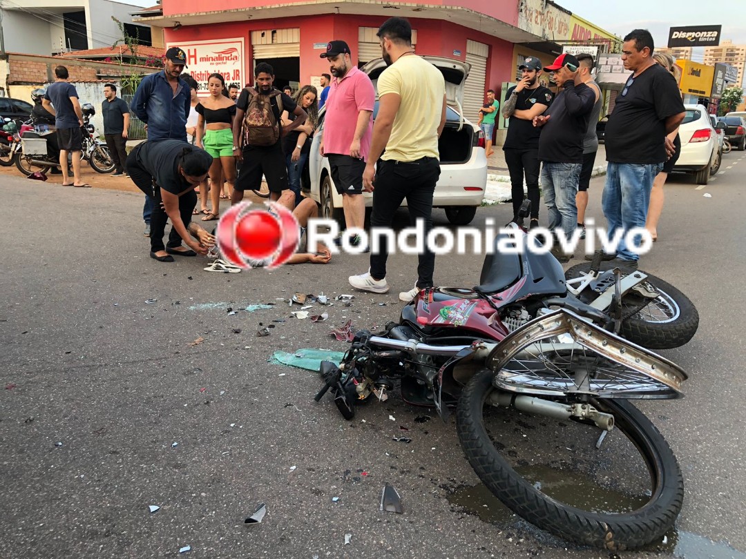 SIMULTANEAMENTE: Dois graves acidentes envolvendo carros e motos são registrados na 7 de Setembro 