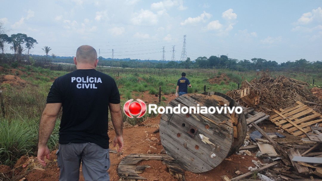 VÍDEO: Corpo com tiro na cabeça e carbonizado é encontrado em matagal