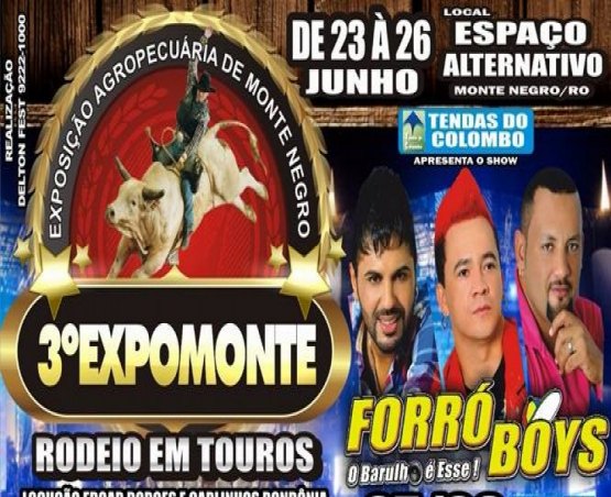 Terceira Expomonte começa nesta quinta-feira (23)