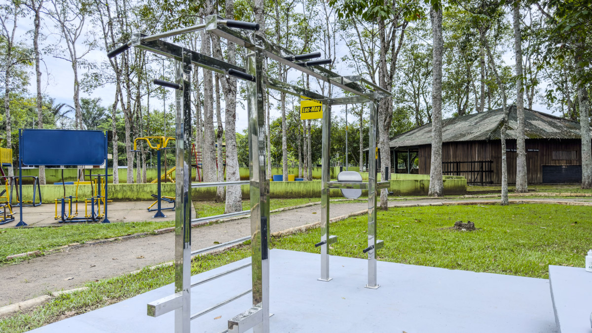 PATRIMÔNIO VERDE: Parque Circuito de Porto Velho ganha novos equipamentos doados pela Loc-Maq