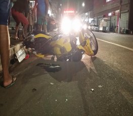 Motociclista morre após grave acidente no centro da capital