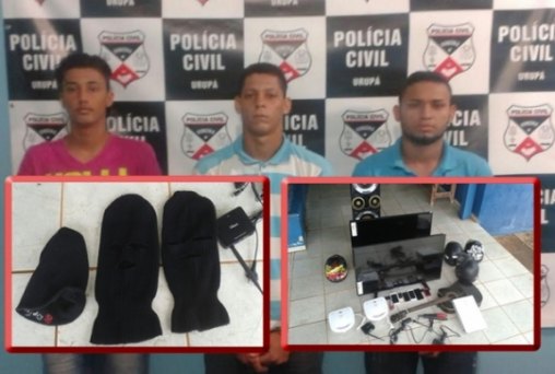 Polícia Civil prende trio após furto e recupera objetos