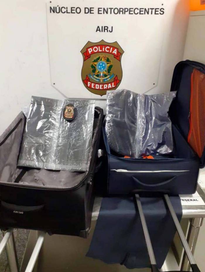 RIO DE JANEIRO: PF prende rondoniense que ia para Londres com mais de 5 kg de cocaína