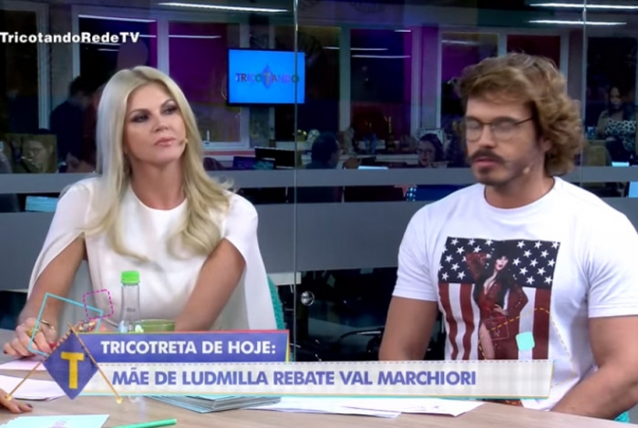 BARRACO: Val Marchiori pede perdão para a mãe de Ludmilla e briga com apresentador de TV