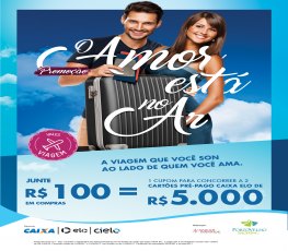 Shopping sorteia vale-compras neste dia dos namorados