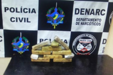 Denarc apreende 8 kg de cocaína e prende suspeito 