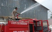 OURO PRETO DO OESTE - Residência pega fogo e destrói escritório de Cooperativa