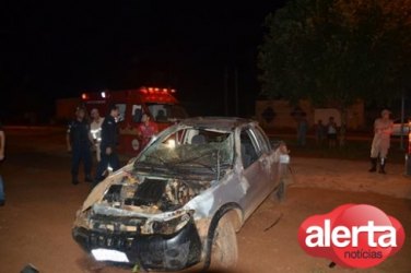 Ladrão capota carro roubado e vítima fica no prejuízo 