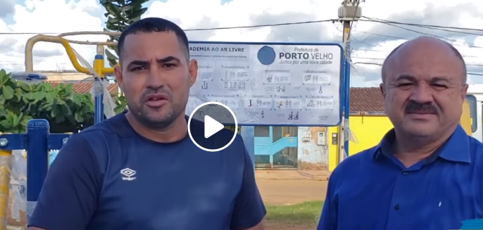 VÍDEO: Vereador Da Silva comemora instalação de academia no Aeroclube