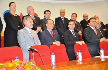 Hermínio Coelho prestigia posse do presidente Dr. Andrey Cavalcante na OAB