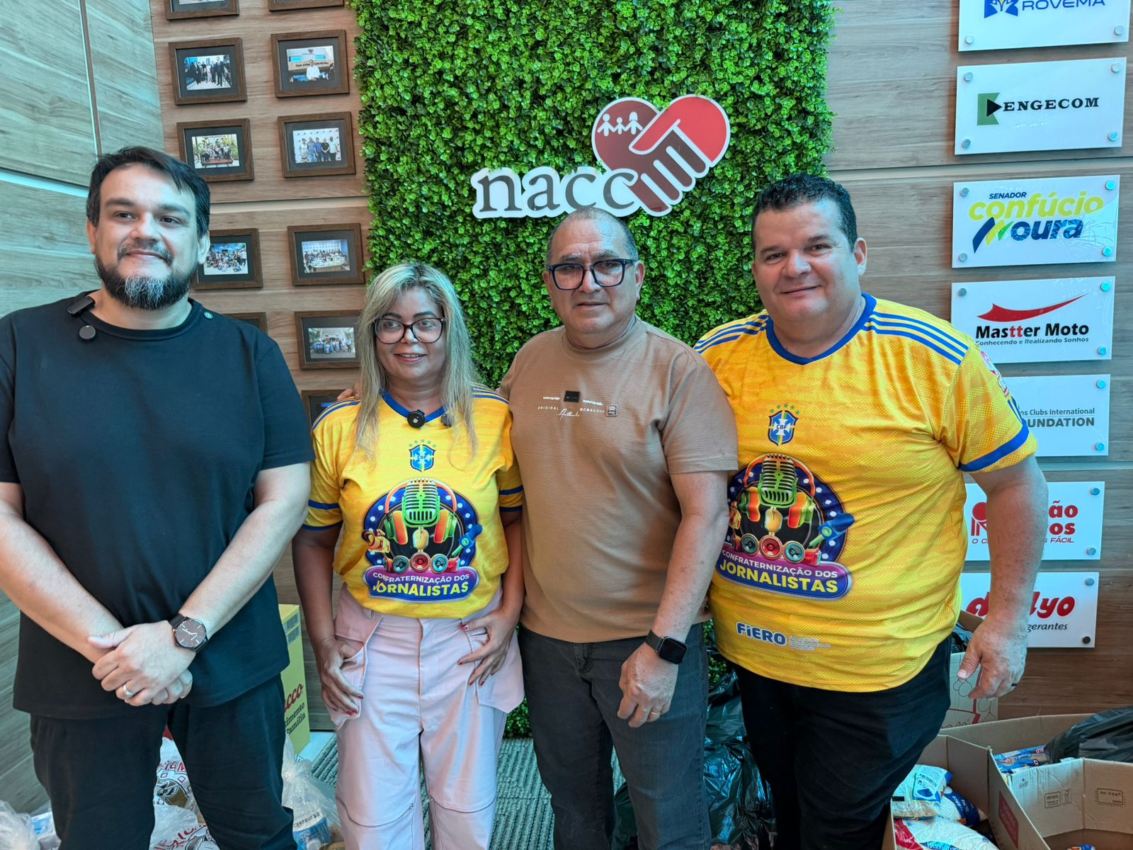 SOLIDARIEDADE: Confraternização dos Jornalistas de Rondônia arrecada 1,5 tonelada de alimentos 