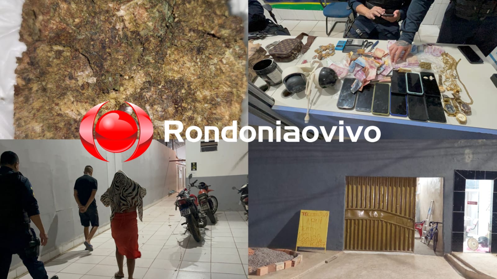 'BOCA DA MARICA': Equipe do sgt Machado prende mãe e filho por tráfico em restaurante 