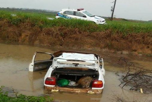 Sete pessoas ficam feridas em capotamento de automóvel na BR